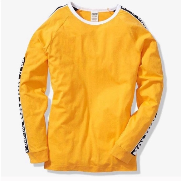 Victorias Secret PINK Nation Crew Long sleeve Tee - Picture 3 of 6